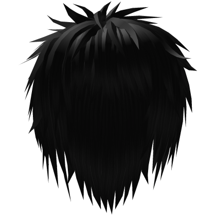 Black Gothic Messy Moe Emo Hair 20. Roblox item