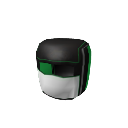 Green Ninja Mask (White, Black, and Green)