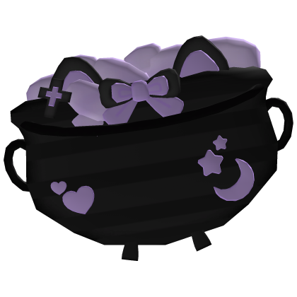 witch kitty craft purple