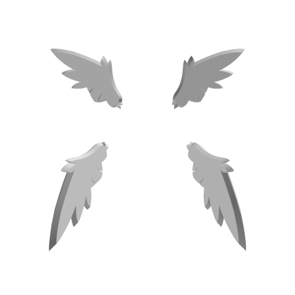[🤍] Head Wings - White Roblox item
