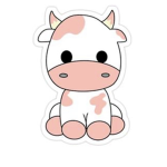 Pastel cow’s