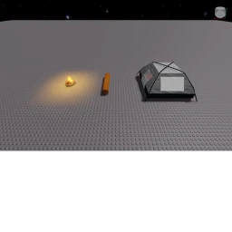 a camping game for two player icon