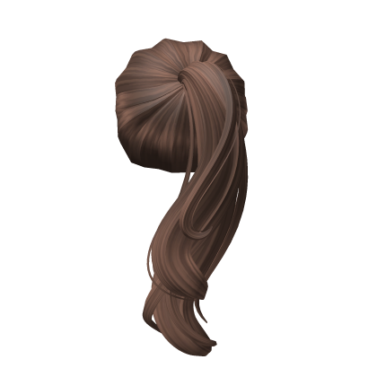 Lavish Ponytail in Brown Roblox item