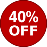 40 PERCENT OFF MARKETPLACE ITEMS