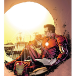 Tony Stark Eating Donuts