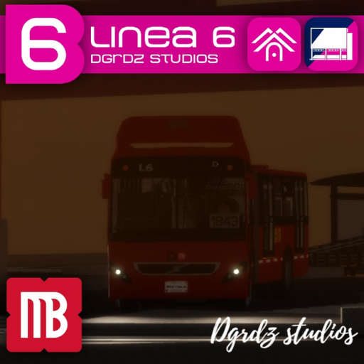 🎉 Metrobus CDMX - Line 6 [New Tram] 🚌 official Roblox game thumbnail