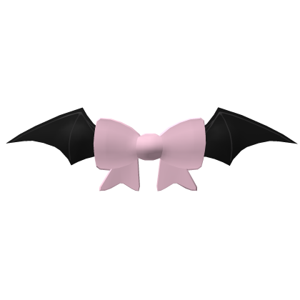꒰ ୨୧ ꒱ (back) Bat wings bow Roblox item