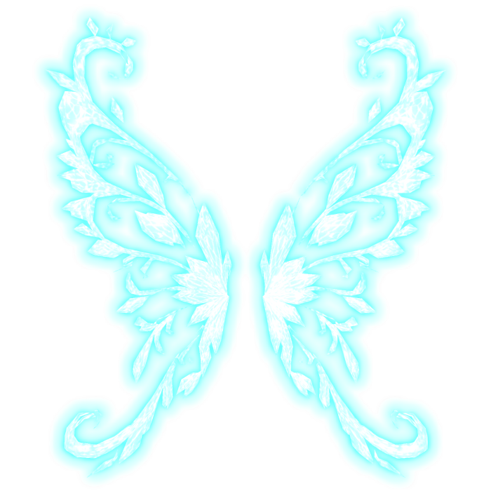 [EMISSIVE] Blue Fairy Crystal Wings