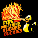 Flre Breathlng Rubber Duckles
