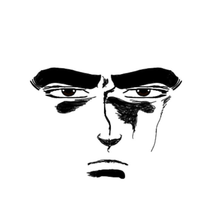 Kenshiro Face (1983 Manga) (ORIGINAL) Roblox decal