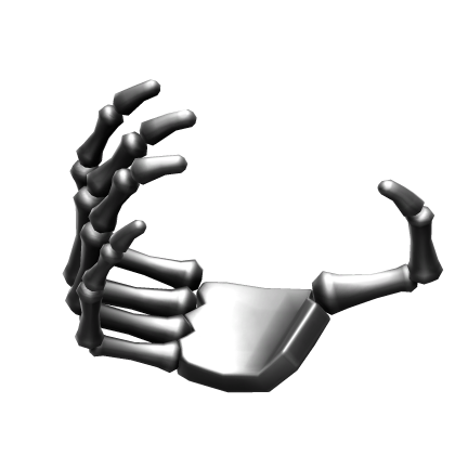 Silver Skleton Arm Bracelet (L) thumbnail