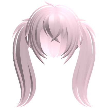 fluffy moe long ponytails pink