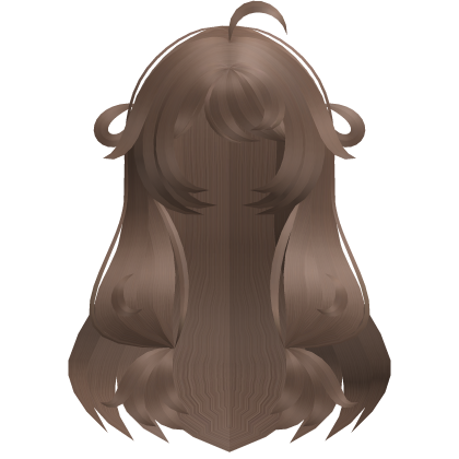 milktea adorable poofy long moe hair