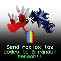 Send roblox toy codes to a random person!!