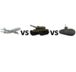 PLANE VS. TANK VS. SUBMARINE