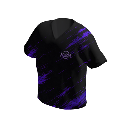 BLACK LAVENDER ABSTRACT SHIRT - KYZM