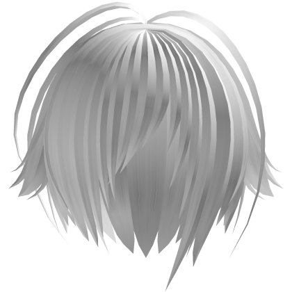 Ი𐑼 white flared wispy tufts hair