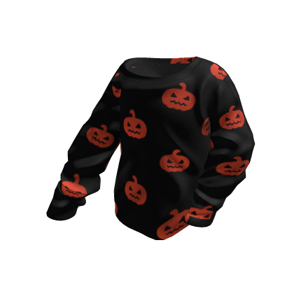 Pumpkin Halloween Asymmetric Off-Shoulder