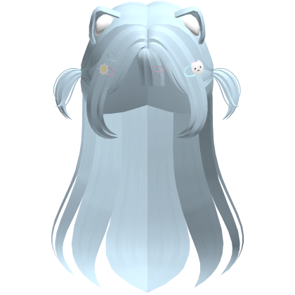 Cute Cat Ear Hair Kawaii Blue thumbnail