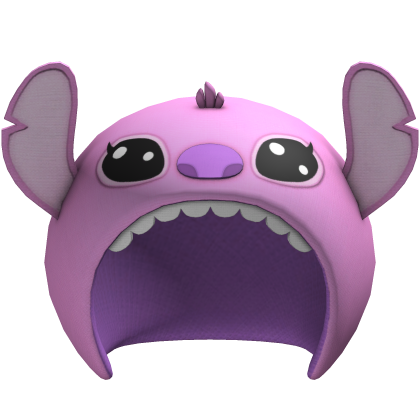 Cute Pink Angel Alien Hat Roblox item