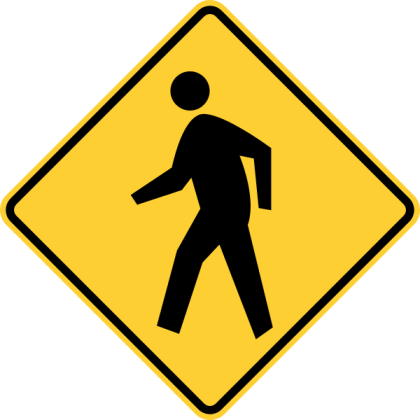 Pedestrian Sign Roblox decal