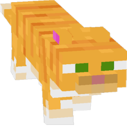 Minecraft cat (ginger cat) Roblox decal