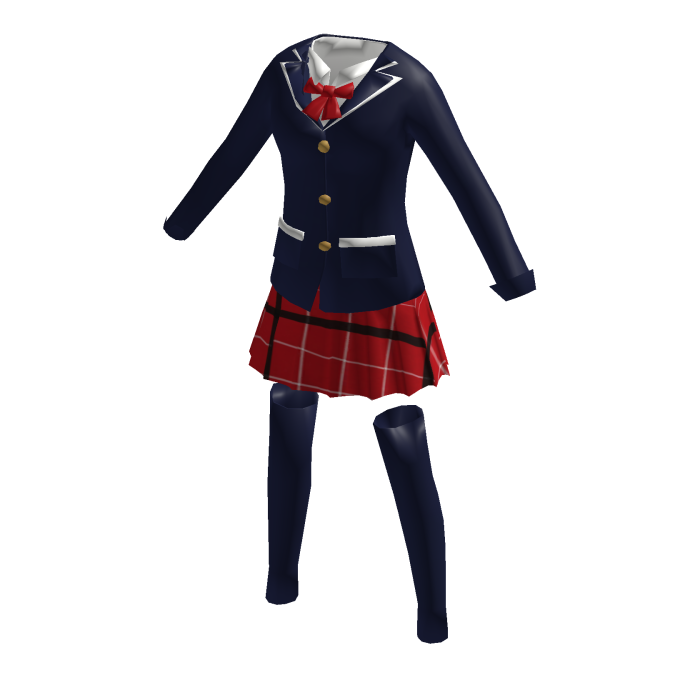 Neko Anime Girl School Uniform