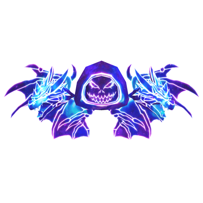 Cartoony Galaxy Hood Dragon Wings Aura Combo (✔)