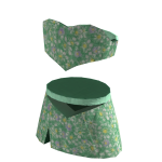 Cute fairy flowery green set