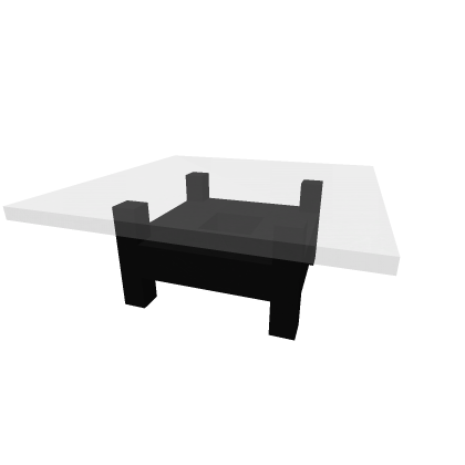 Glass End Table
