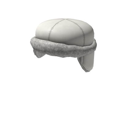 White Fur Trapper Hat