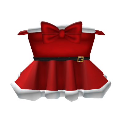 cute red christmas santa baby dress