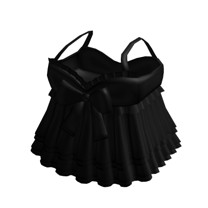 cute ruffled girly dress in black ♡