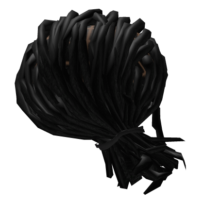 𝑒 Sahs tied back ponytail black loc test Roblox item