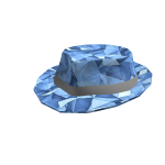 Light Blue Sparkle Time Fedora