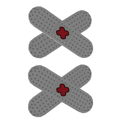 White Bandaid Nurse Hairclip