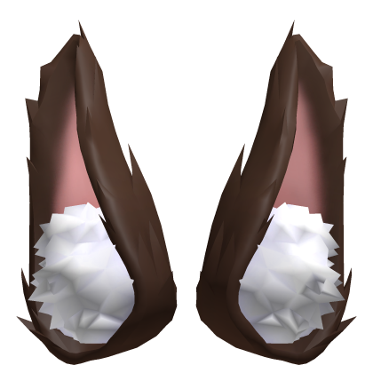 Fluffy Brown Fox Ears