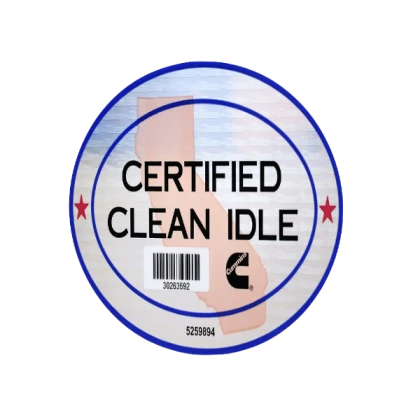 Certified clean idle