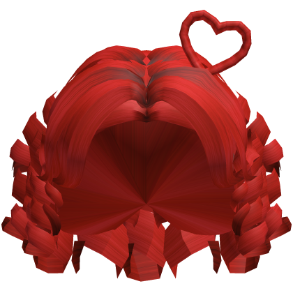 ♥️ Queen of Hearts Red Heart Hair Wonderland Roblox item