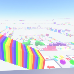200 Stage 🌈 Fun Color Obby