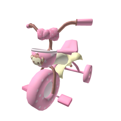 ♡ cute monkey banana tricycle... *zoom* Roblox item