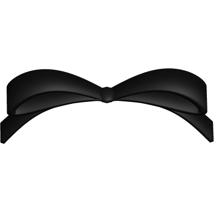 ୨୧ : adorable head bow in black Roblox item