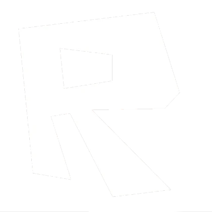 Roblox R in white