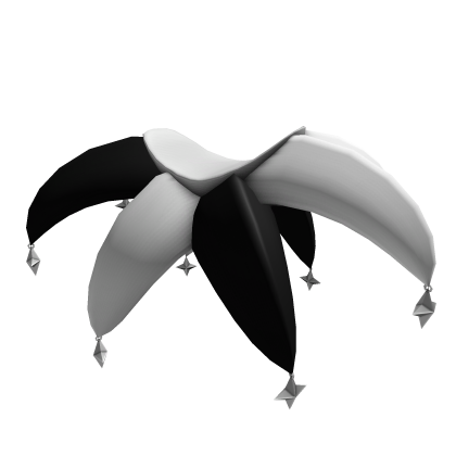 Foolish Gothic Jester Collar - Black and White thumbnail