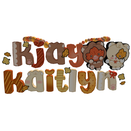 kaitlyn and kjay fall 1.0 Roblox item
