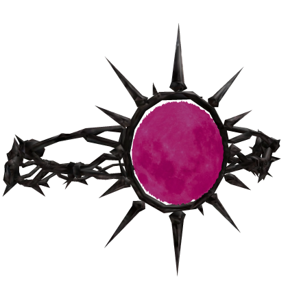 [Animated] Gothic Thorn Moon Crown (Pink/Purple) Roblox item