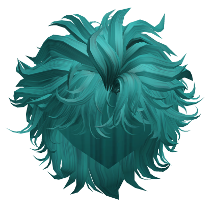 Stylish Slicked Back Mullet (Cyan) Roblox item