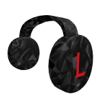 ✅Deadly Dark Sparkle headphones