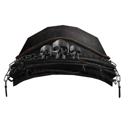Chained Rope Skull Headwrap