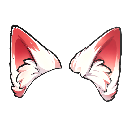 Cartoony Red Fox Ears